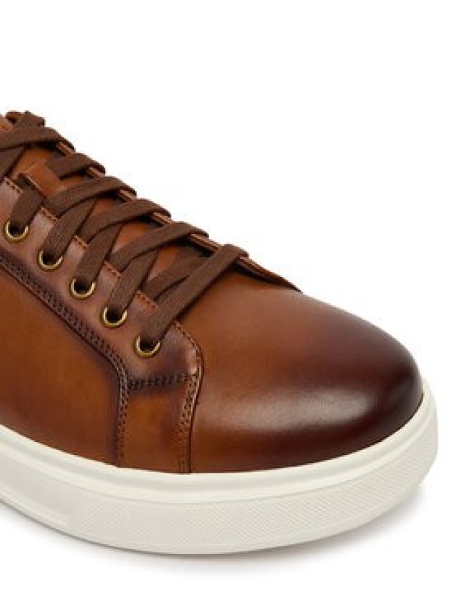 Clarks Sneakersy Goswell Tie 26186561 Brązowy