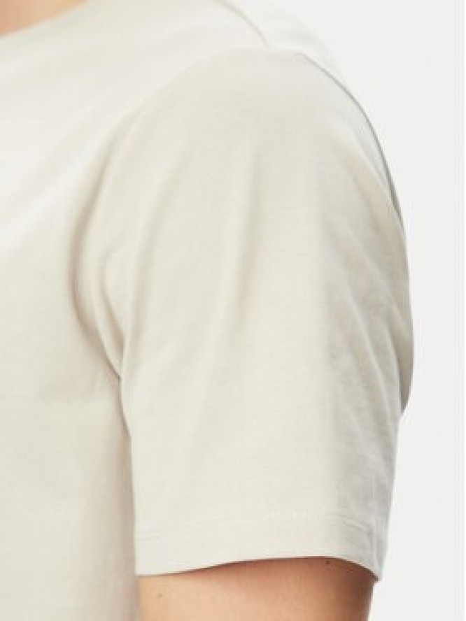 Guess T-Shirt M4YI0A KCCM1 Beżowy Regular Fit