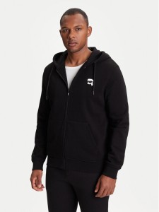 KARL LAGERFELD Bluza 705040 553910 Czarny Regular Fit