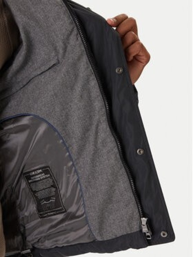 Geox Kurtka zimowa Leitan M5628C T3266 F9112 Czarny Regular Fit