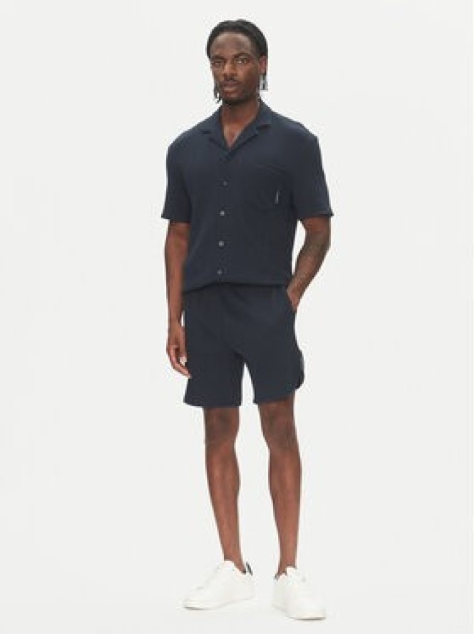 Emporio Armani Underwear Koszula EM000633 AF10792 UB102 Granatowy Regular Fit