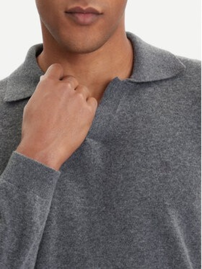 Marc O'Polo Sweter 529 5144 60150 Szary Regular Fit