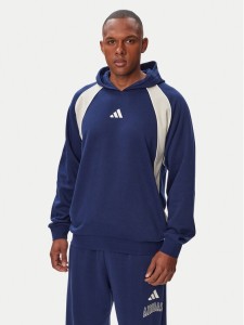 adidas Bluza Seasonal Essentials Colorblock KF4195 Granatowy Regular Fit