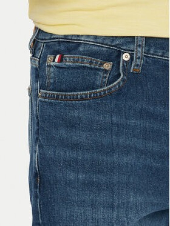Tommy Hilfiger Szorty jeansowe Denton MW0MW42558 Granatowy Straight Leg