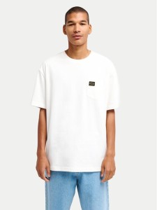 RVCA T-Shirt Americana Pocket EVYZT00127 Biały Relaxed Fit