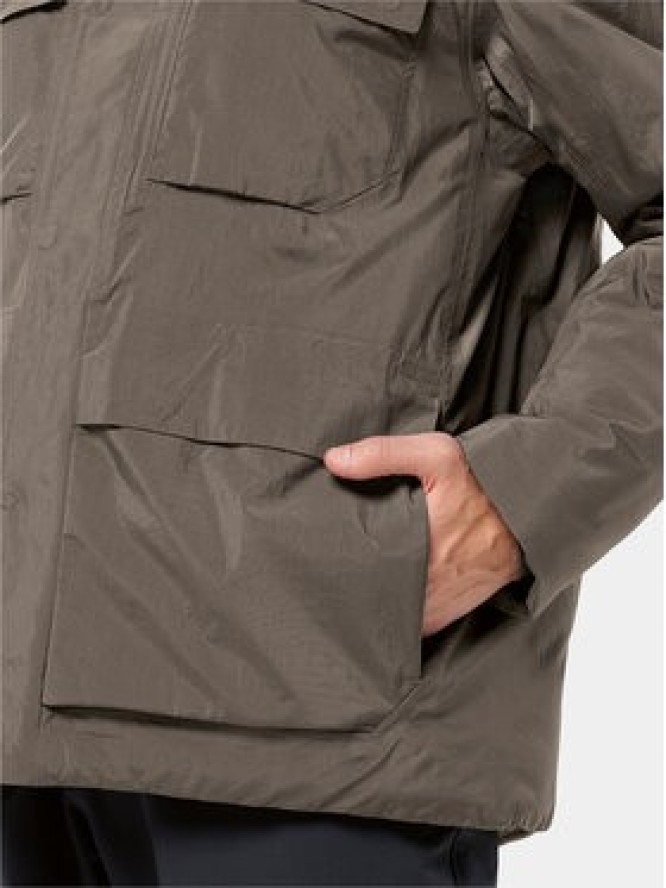 Jack Wolfskin Kurtka zimowa Textor Utility Jkt 1116101 Brązowy Regular Fit
