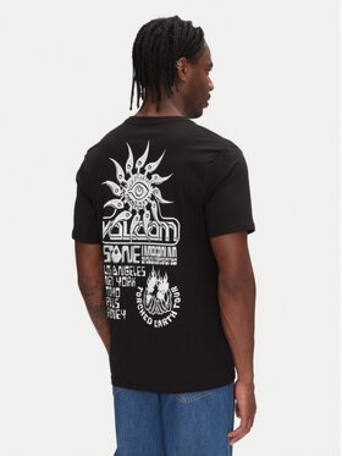 Volcom T-Shirt Realityfab A3512555 Czarny Loose Fit