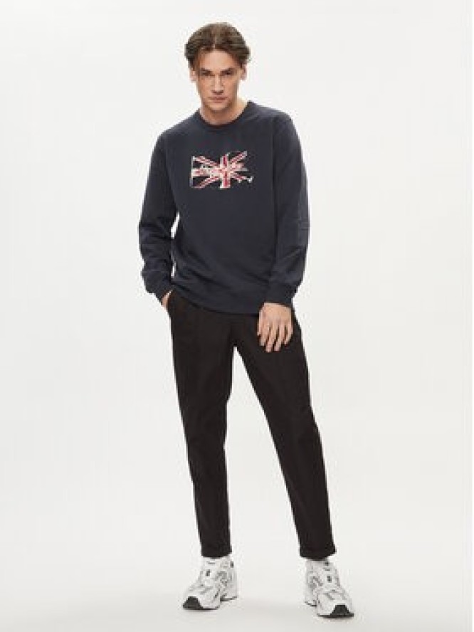 Pepe Jeans Bluza Ruwan PM582669 Granatowy Regular Fit