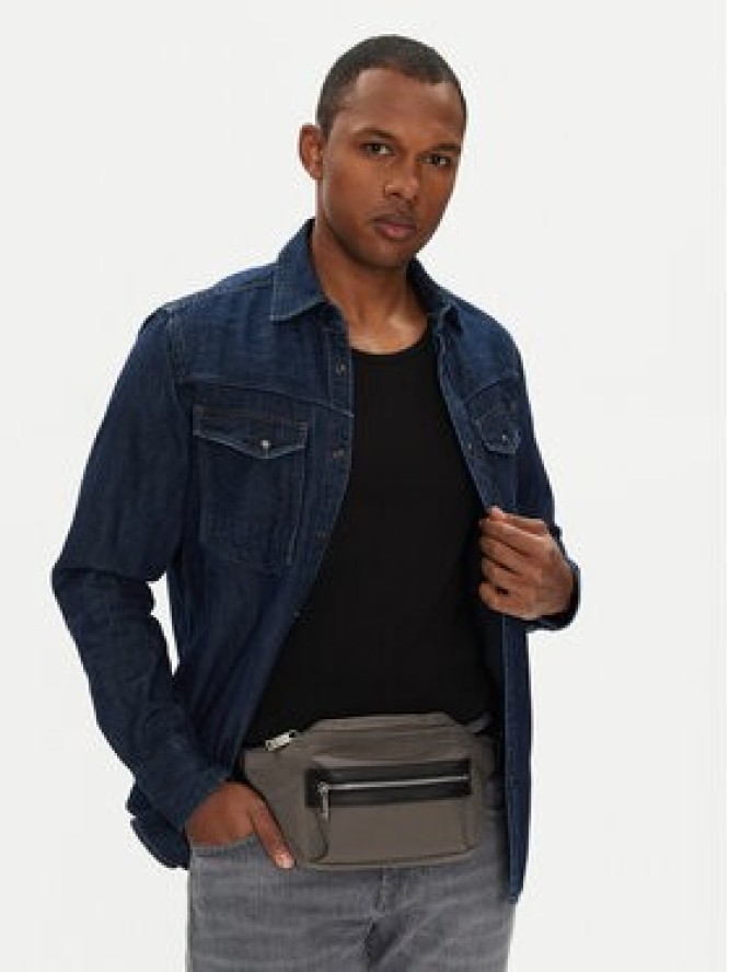 Calvin Klein Saszetka nerka Contrast Belt Bag LV04D3073G Szary