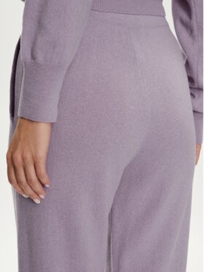 Pangaia Spodnie dresowe Archive Recycled Cashmere Fioletowy Loose Fit