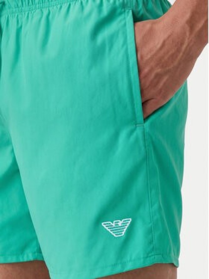 Emporio Armani Szorty kąpielowe EM000583 AF20424 U7308 Zielony Regular Fit