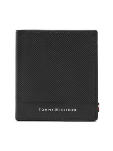 Tommy Hilfiger Portfel Th Foundation Trifold AM0AM13510 Czarny