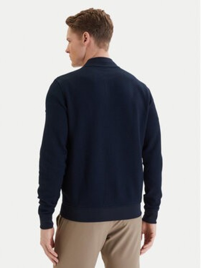 Bugatti Bluza 8750-15171E Granatowy Regular Fit