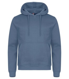 clique Bluza z kapturem Miami z bawełny i poliestru z recyklingu – Steel Blue