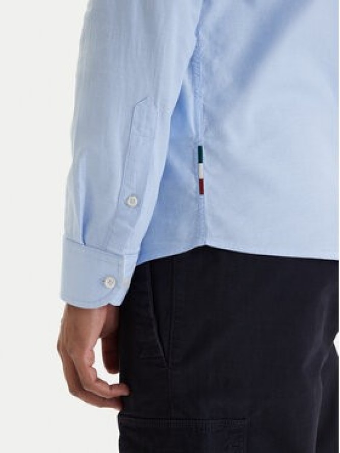 Aeronautica Militare Koszula 261CA1320UCT03532 Błękitny Regular Fit