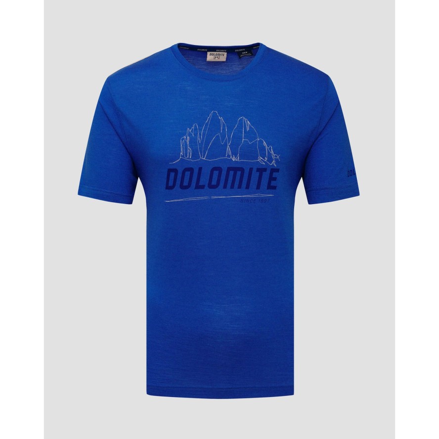 T-shirt męski Dolomite Cristallo Merino SS
