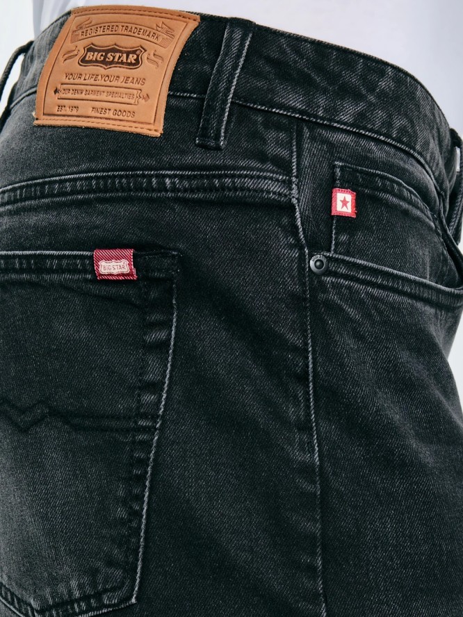 Jeansy męskie loose czarne Zack 912