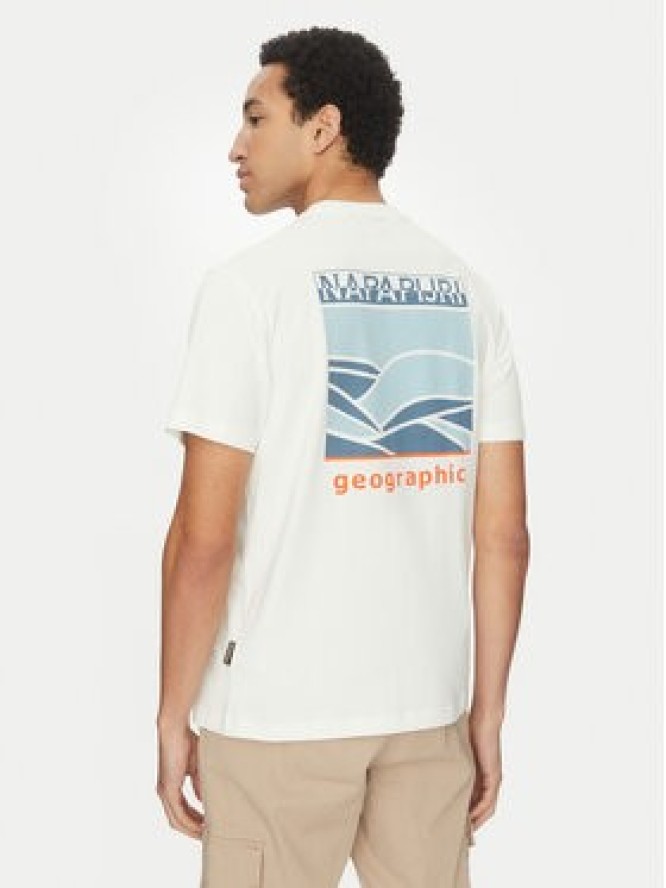 Napapijri T-Shirt S-Sovana NP0A4IE4 Biały Regular Fit