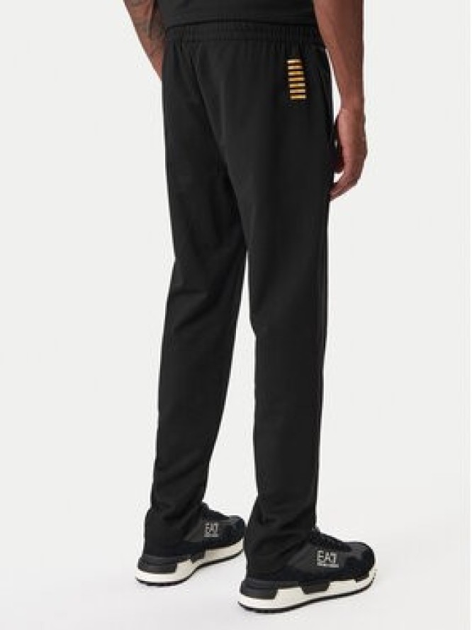 EA7 Emporio Armani Spodnie dresowe 8NPP65 PJVRZ MC004 Czarny Regular Fit