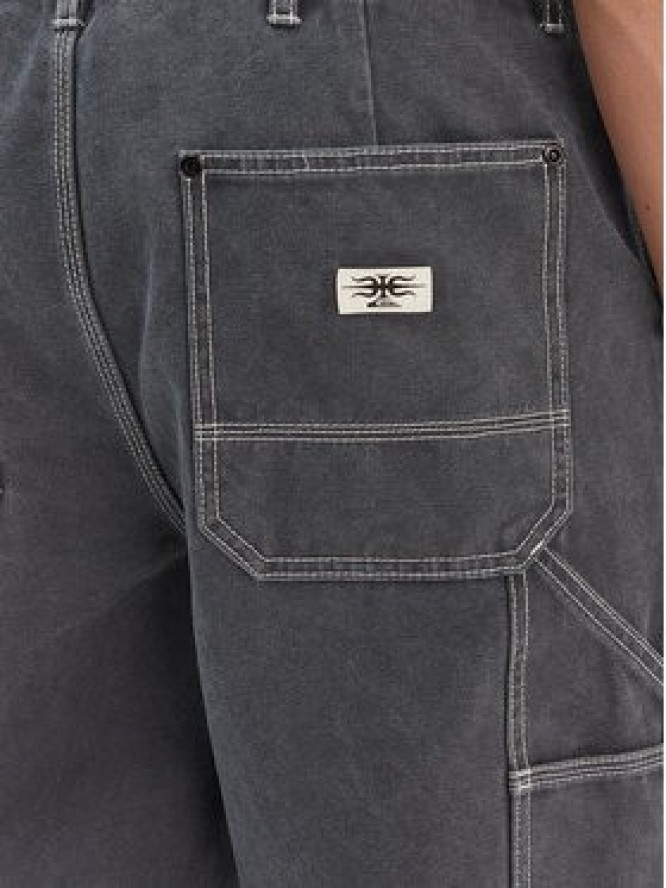 Quiksilver Jeansy Mercury Straight Out EQYNP03325 Szary Wide Leg