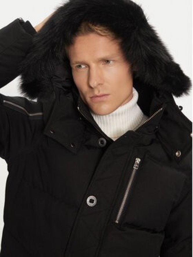 Moose Knuckles Kurtka puchowa Original 3Q Neoshear M32MJ128SX Czarny Slim Fit