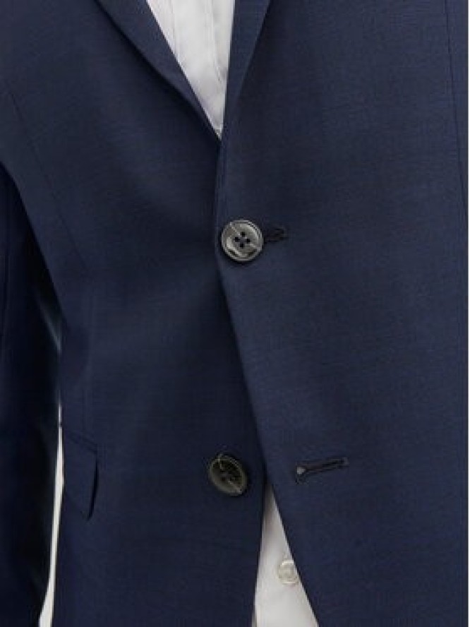 Jack & Jones Garnitur Solaris 12148166 Granatowy Super Slim Fit