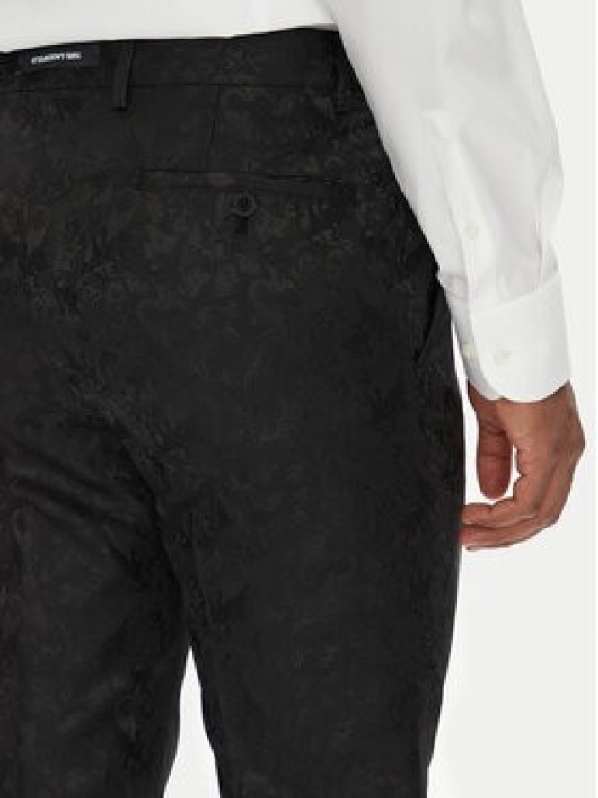 KARL LAGERFELD Spodnie garniturowe 255002 553038 Czarny Slim Fit