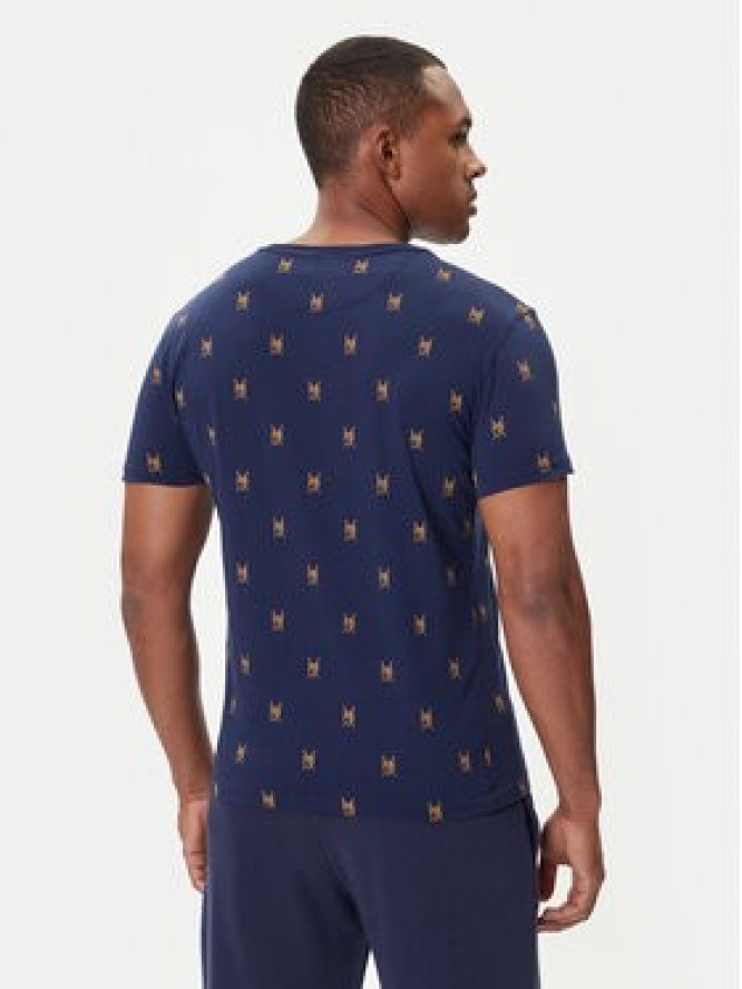 Polo Ralph Lauren T-Shirt 710P00081001 Granatowy Custom Slim Fit