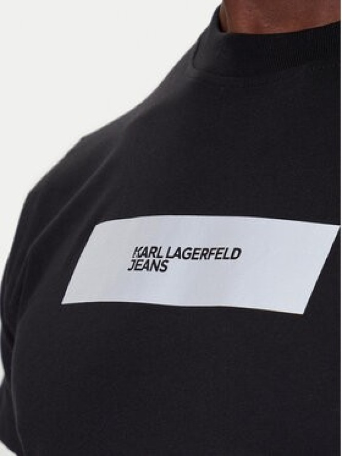 Karl Lagerfeld Jeans T-Shirt A4M17019 Czarny Slim Fit