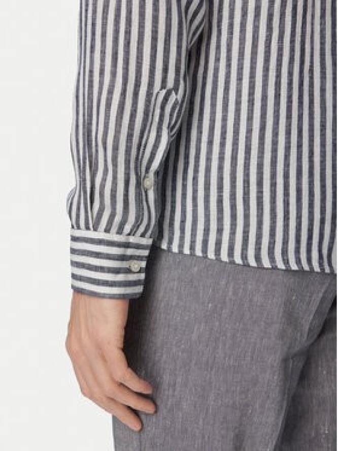 BOSS Koszula H-Liam 50560595 Granatowy Regular Fit