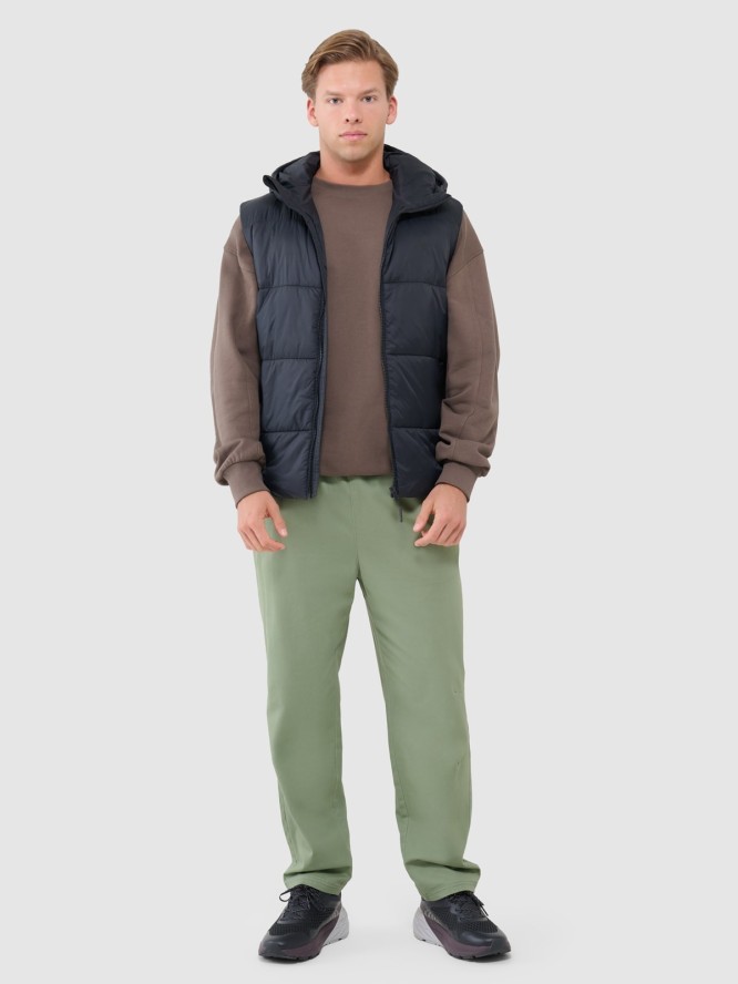 4F Bezrękawnik puchowy z wypełnieniem syntetycznym męski - czarny S