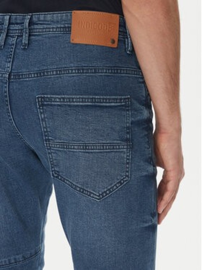INDICODE Szorty jeansowe Kem 70-172 Niebieski Slim Fit