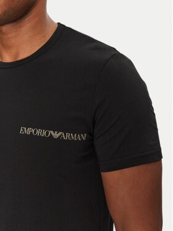Emporio Armani Underwear Komplet t-shirtów EM000391 AF10779 MC005 Czarny Regular Fit