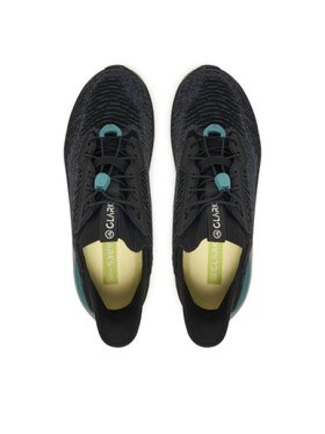 Clarks Sneakersy Pace Rise 26187370 Czarny