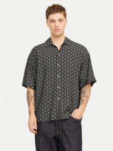 Jack & Jones Koszula Marshall 12271103 Czarny Wide Fit