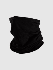 4F Bandana z wełny merino - czarna Uniwersalny