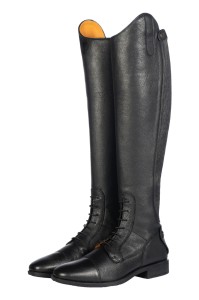 Skórzane buty jeździeckie HKM Titanium Style Extra Short/Width L