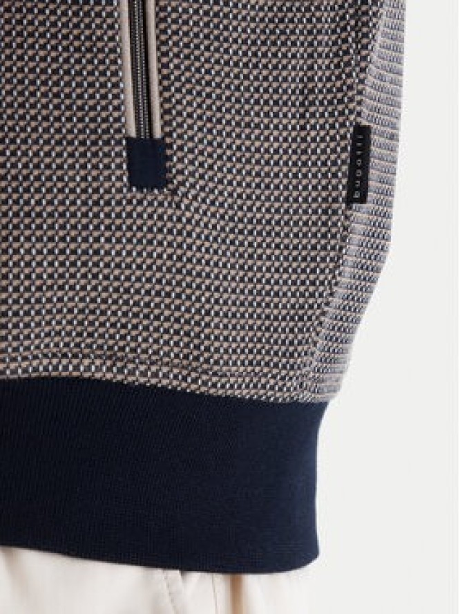 Bugatti Kardigan 8750-15142E Granatowy Regular Fit