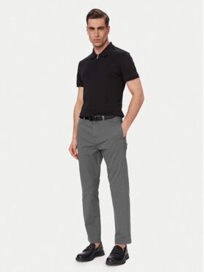 HUGO Chinosy David251D 50530886 Szary ciemny Slim Fit