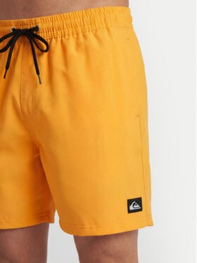 Quiksilver Szorty kąpielowe Everyday Solid Volley 15 EQYJV04120 Żółty Regular Fit