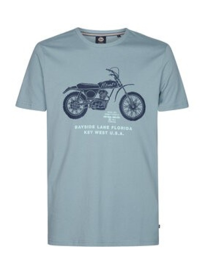 Petrol Industries T-Shirt M-1050-TSR707 Niebieski Regular Fit