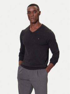 Tommy Hilfiger Sweter MW0MW42249 Czarny Regular Fit