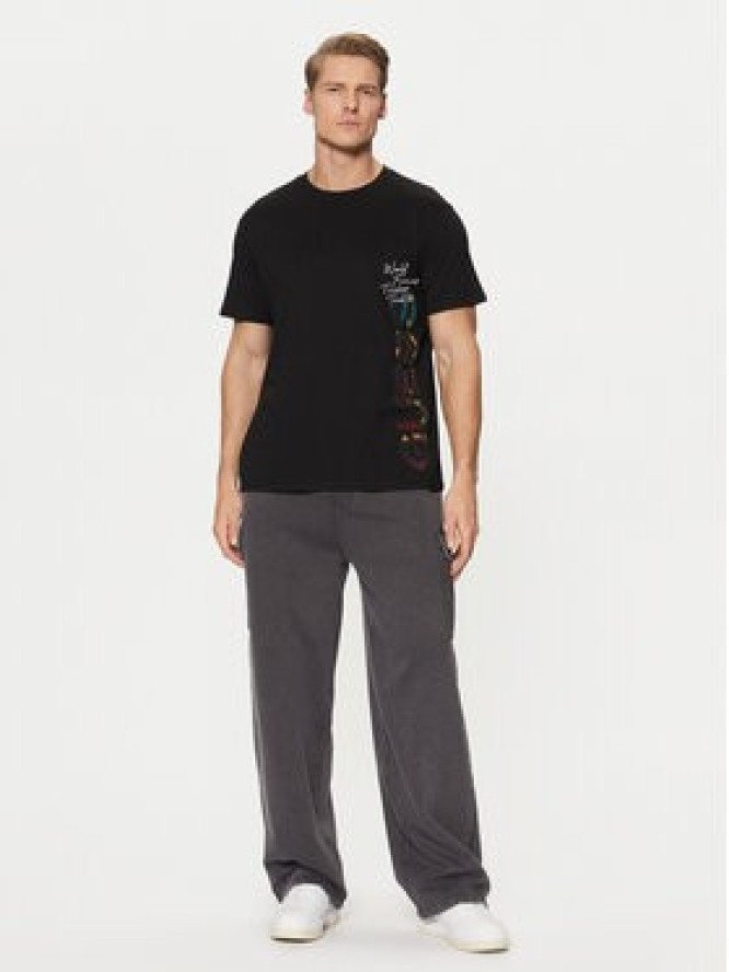 Guess T-Shirt M5RI01 KCHA1 Czarny Regular Fit