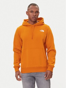 The North Face Bluza Simple Dome NF0A89FC Pomarańczowy Regular Fit
