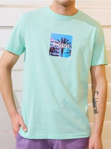 Koszulka z nadrukiem - niebieski