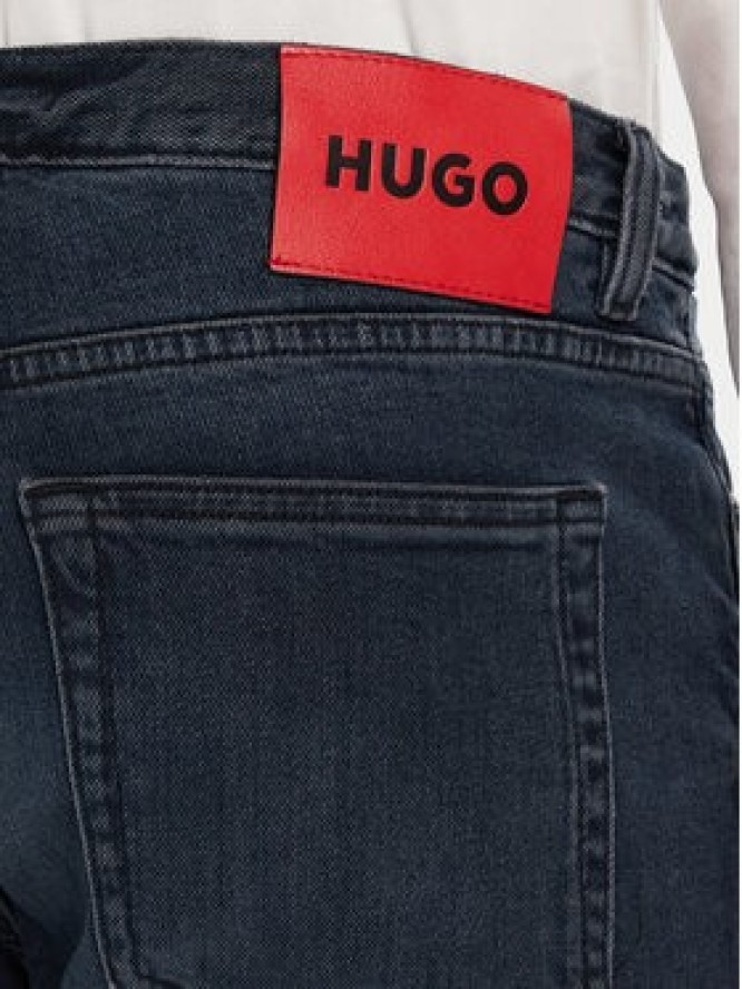 HUGO Jeansy 50547247 Granatowy Extra Slim Fit