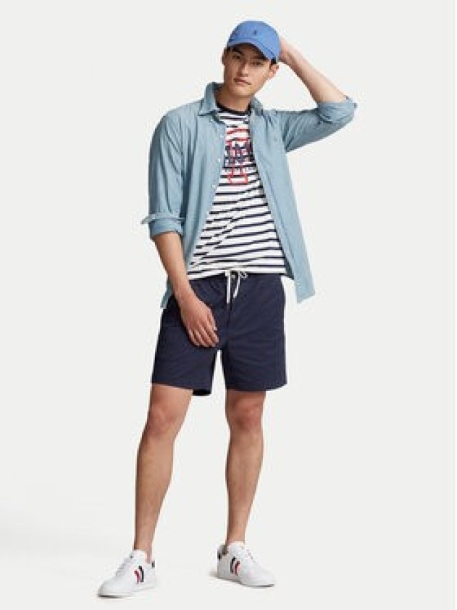 Polo Ralph Lauren Szorty materiałowe Prepster 710644995 Granatowy Classic Fit