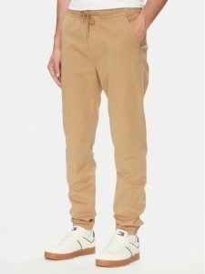 Tommy Jeans Joggery Austin DM0DM20283 Beżowy Slim Fit