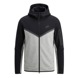 Bluza z Kapturem I Suwakiem Na Całej Długości Tech Fleece Rozmiar M Czarny - HV…