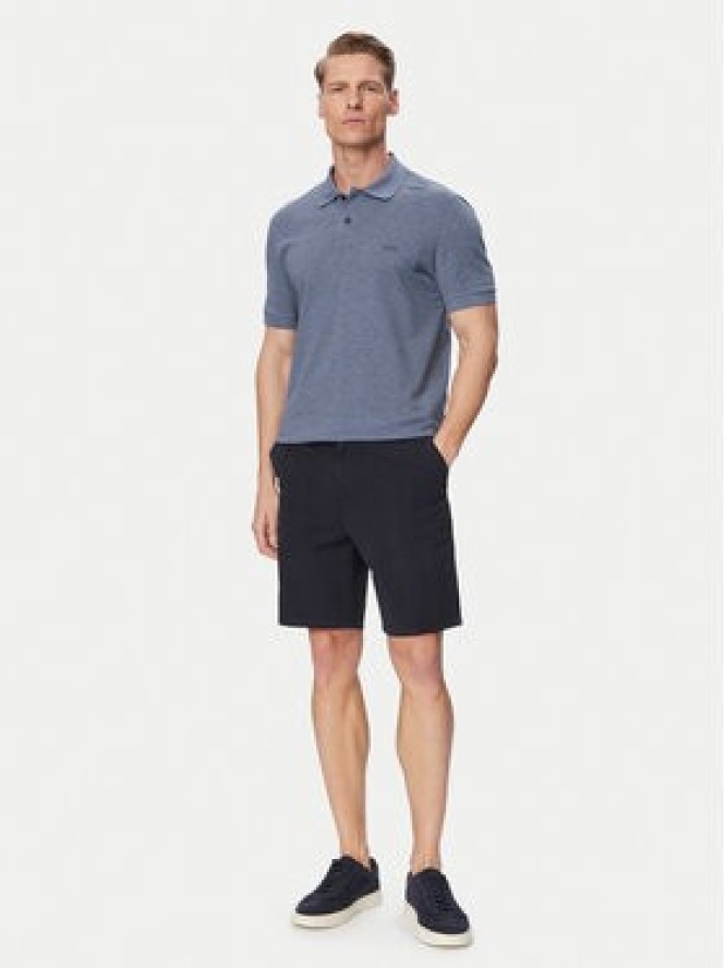 BOSS Szorty materiałowe H-Kane1-Shorts 50555235 Granatowy Modern Fit